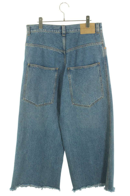 GUCCI 24SS Blue Cotton Baggy Denim Pants Size 34