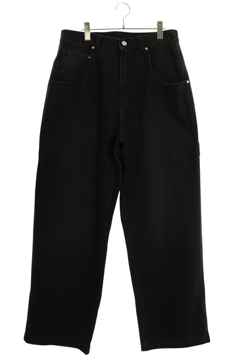 VETEMENTS 25AW Hip-Hop Baggy Denim Jeans Black Size 30