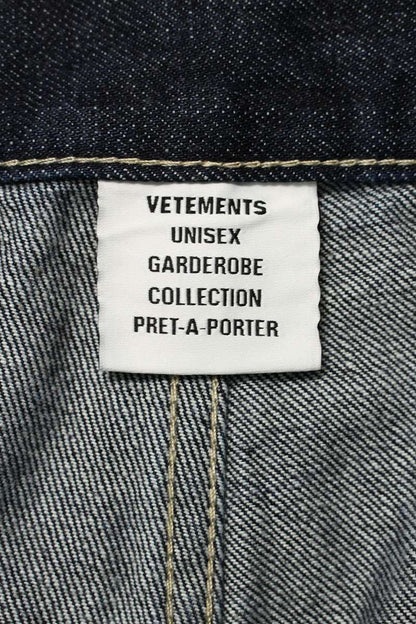 VETEMENTS 25AW Hip-Hop Baggy Denim Jeans Blue Size 30