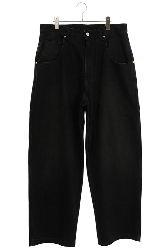 VETEMENTS 25AW Hip-Hop Baggy Denim Jeans Black Size 31