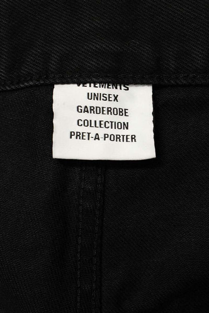 VETEMENTS 25AW Hip-Hop Baggy Denim Jeans Black Size 31