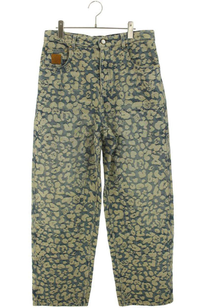 LOUISVUITTON Jacquard Workwear Denim Pants Indigo Size 30