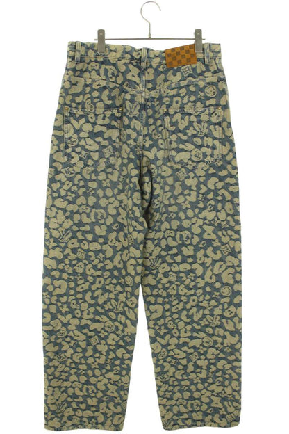 LOUISVUITTON Jacquard Workwear Denim Pants Indigo Size 30