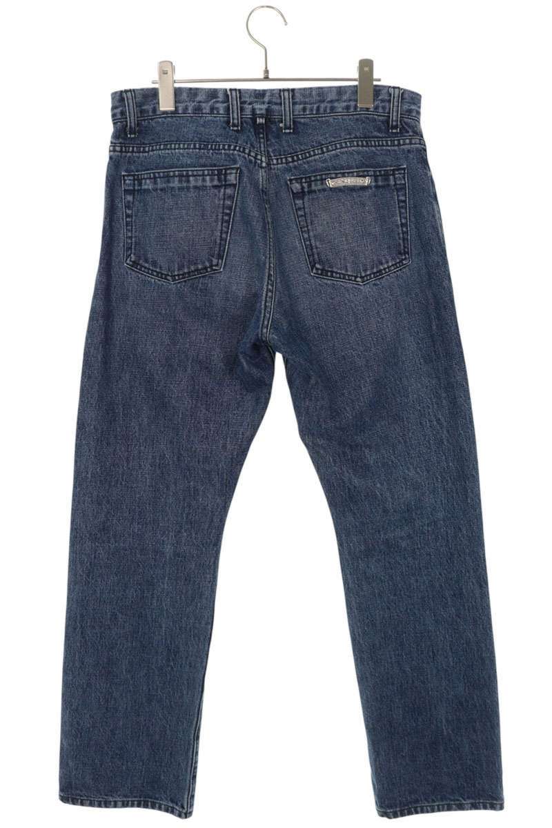 Chrome Hearts DNM PANTS CRS BTN INDIGO Washed Denim Size 32