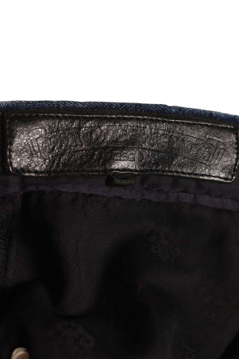 Chrome Hearts DNM PANTS CRS BTN INDIGO Washed Denim Size 32