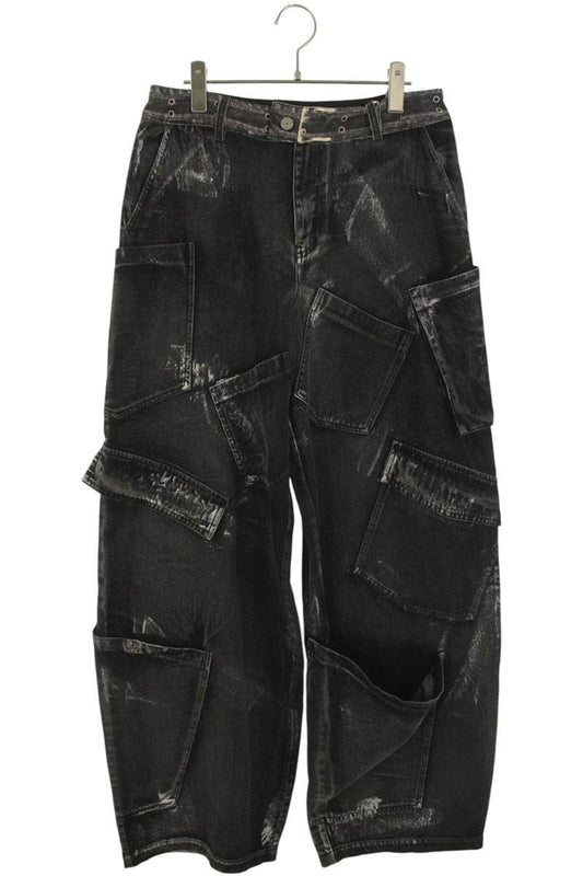EMOTIONAL WORLD 25SS Wild Patched-Pocket Denim Size 34