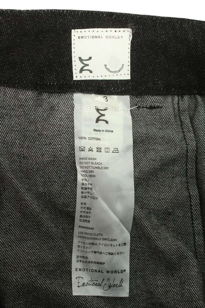EMOTIONAL WORLD 25SS Wild Patched-Pocket Denim Size 34