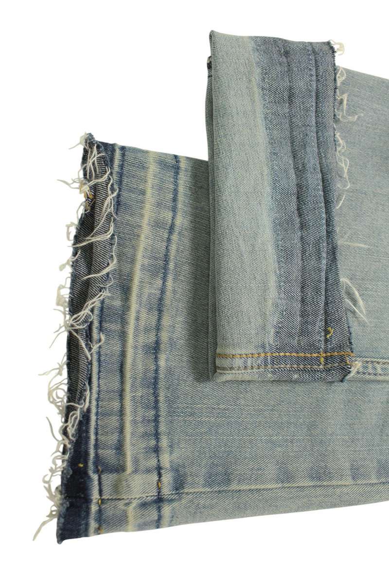 BYROWEN Smile Patch Denim Pants Blue Size 30
