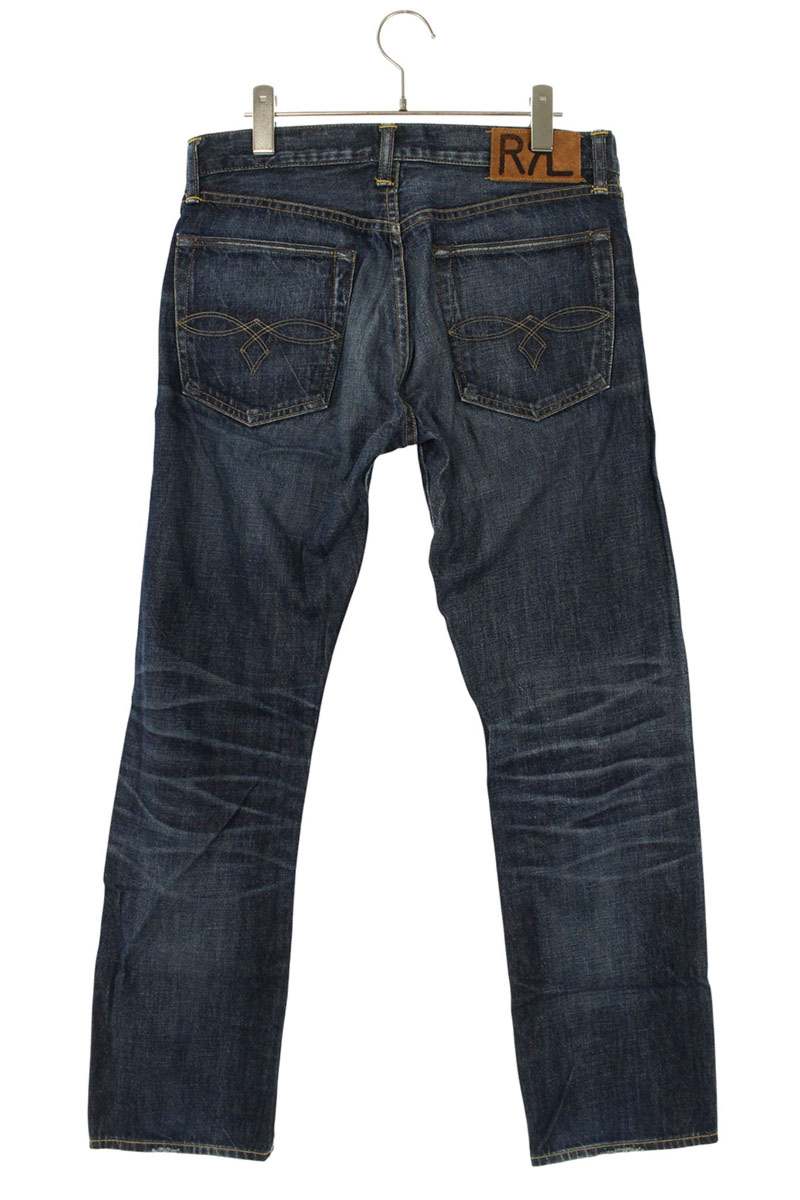RRL Indigo Selvedge Denim Pants Button Fly Size 31