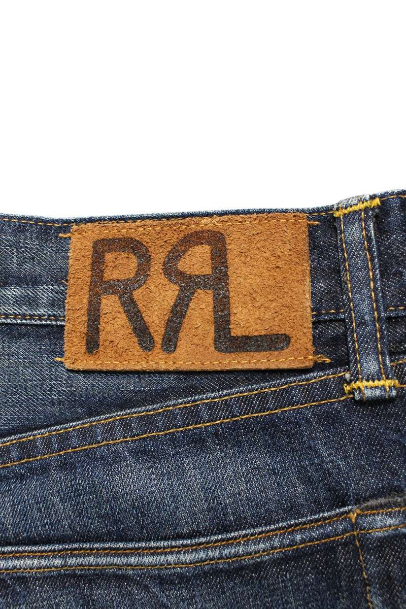 RRL Indigo Selvedge Denim Pants Button Fly Size 31
