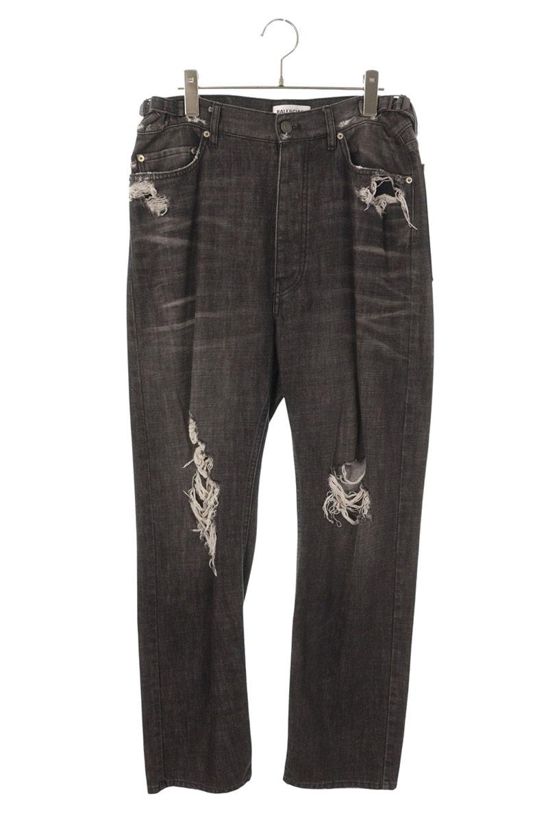 Balenciaga Denim Pants Black Size XS