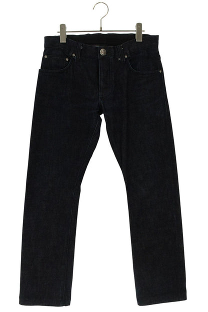 Chrome Hearts DNM PANTS CRS BTN Washed Denim Indigo Size 30