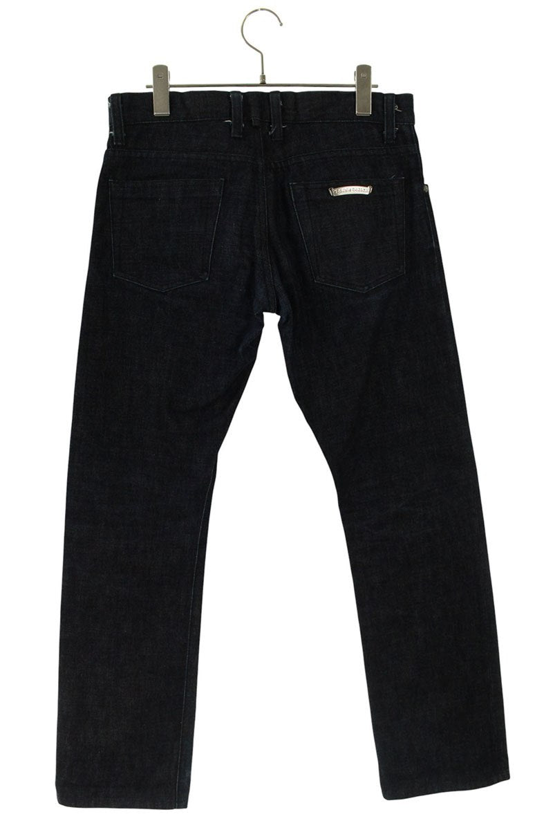 Chrome Hearts DNM PANTS CRS BTN Washed Denim Indigo Size 30