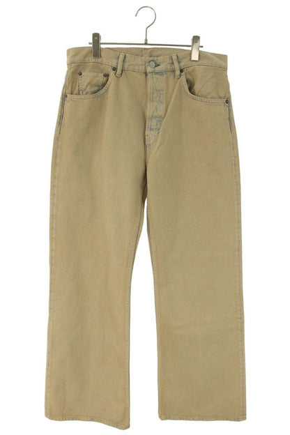 Acne Studios Vintage Flare Wide Denim Pants Blue x Brown Size 31