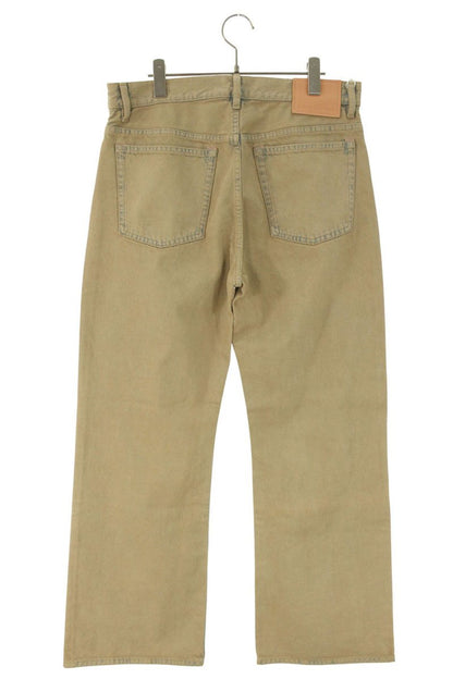 Acne Studios Vintage Flare Wide Denim Pants Blue x Brown Size 31