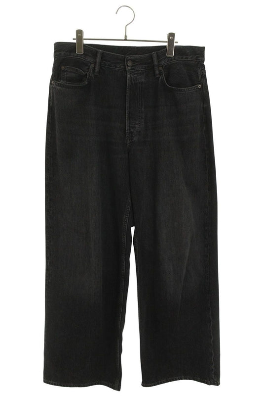 Acne Studios VINTAGE Wide Denim Pants Black Size 48