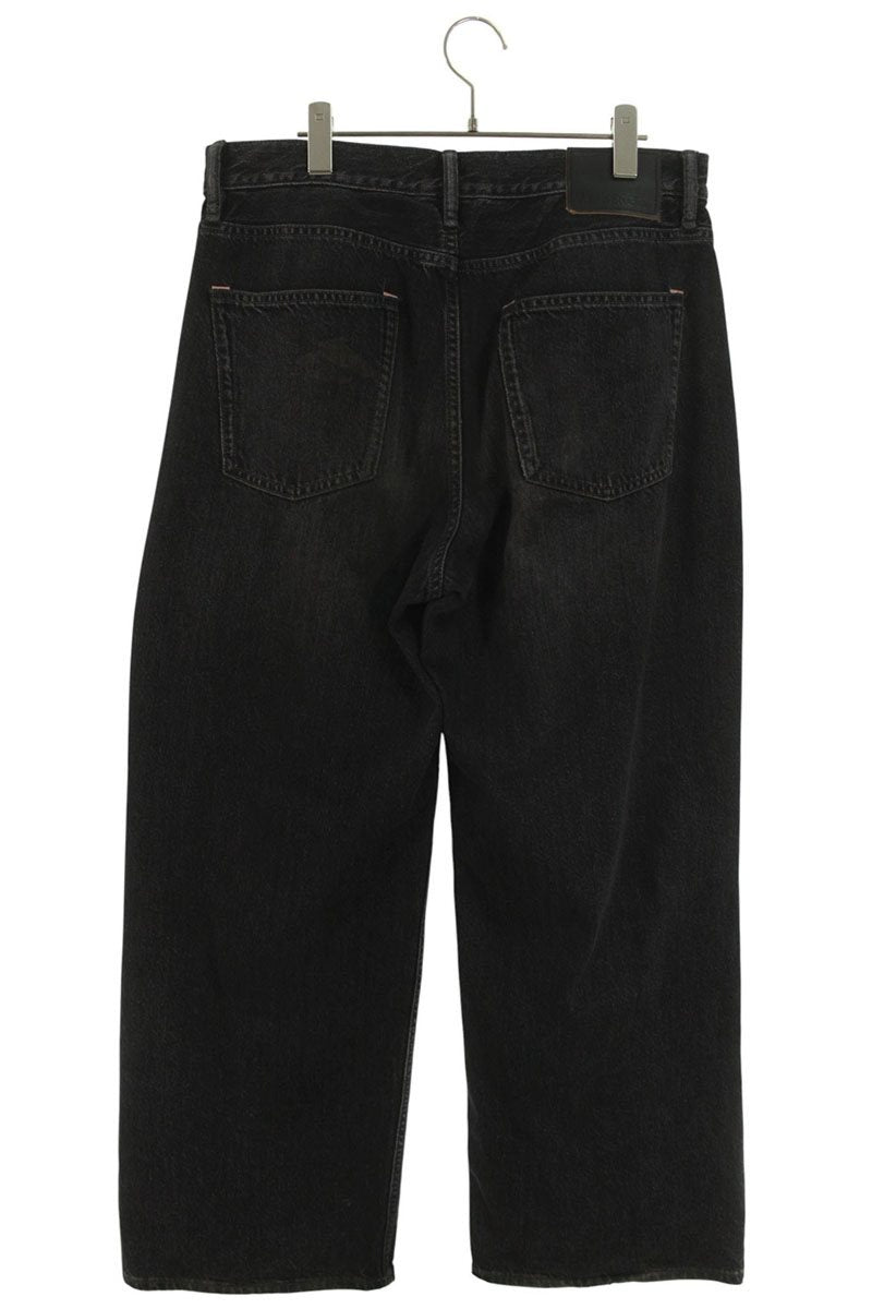 Acne Studios VINTAGE Wide Denim Pants Black Size 48