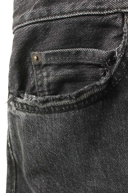 Acne Studios VINTAGE Wide Denim Pants Black Size 48