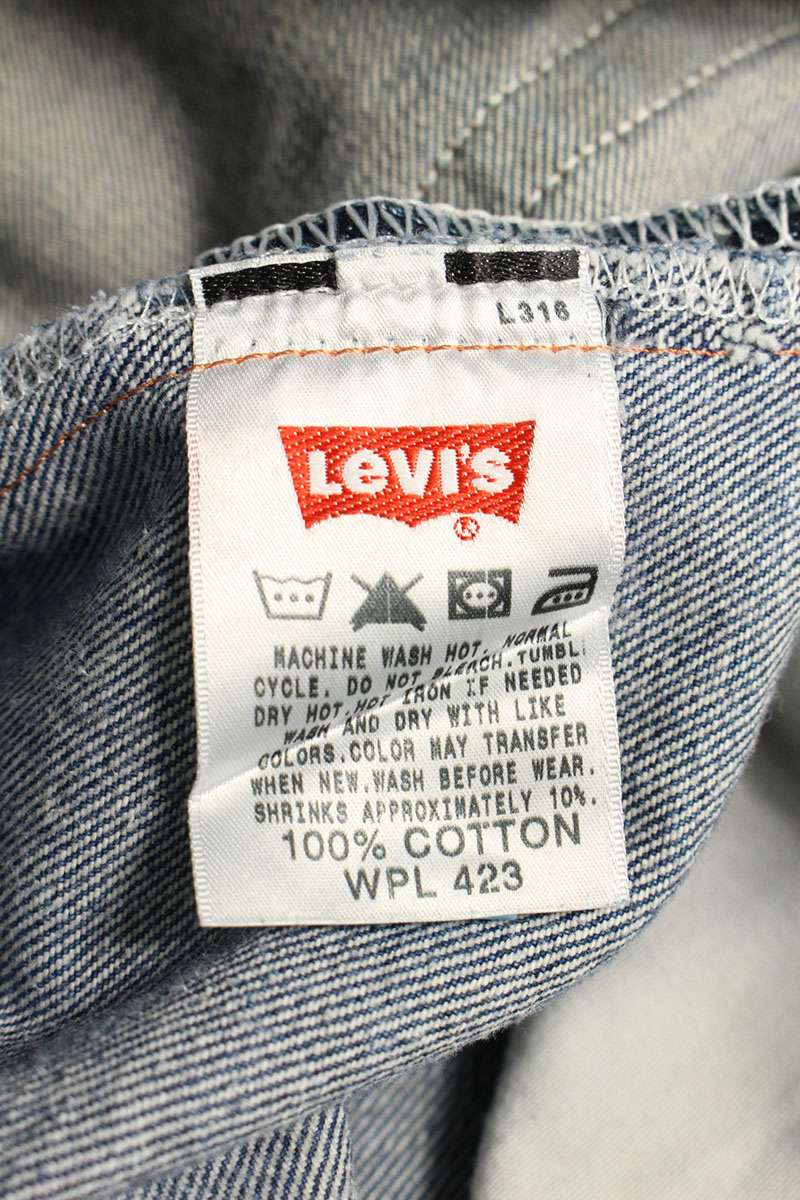 Bless x Levi's Reconstructed Denim Pants Blue Size 30
