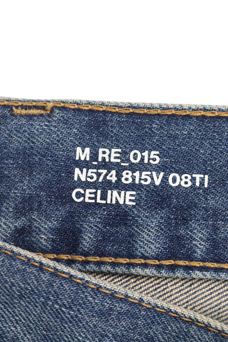 CELINE Indigo Trail Wash Cotton Denim Pants Size 31