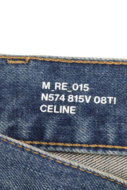 CELINE Indigo Trail Wash Cotton Denim Pants Size 31