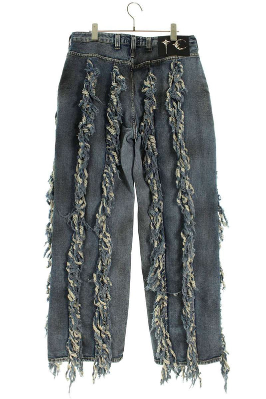THUG CLUB ANGELS DENIM PANTS Indigo Cotton Size 32