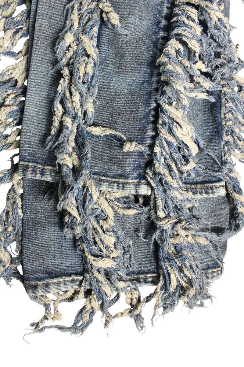 THUG CLUB ANGELS DENIM PANTS Indigo Cotton Size 32