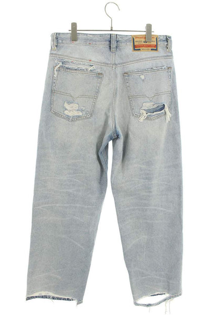 DIESEL D-MACRO Distressed Relaxed Fit Denim Pants Size 30