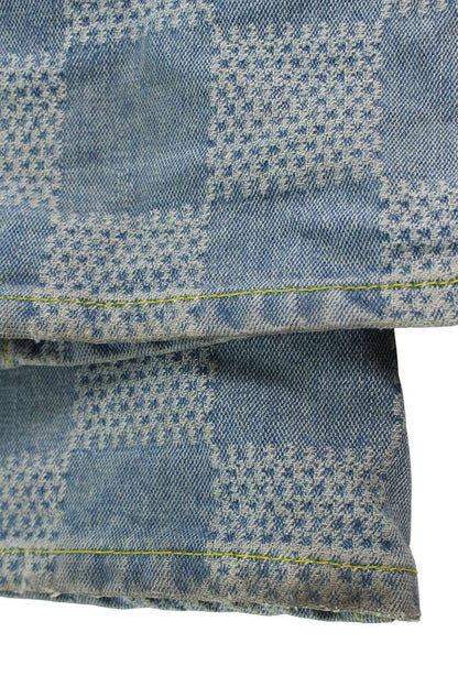 LOUISVUITTON 24SS Damier Bootcut Denim Pants Indigo Size 11