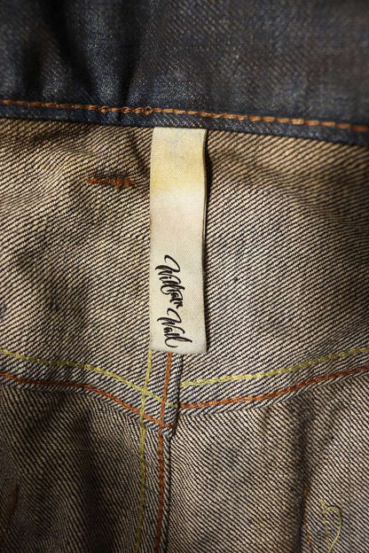 WilliamWall 13AW Distressed Washed Denim Pants Size 36