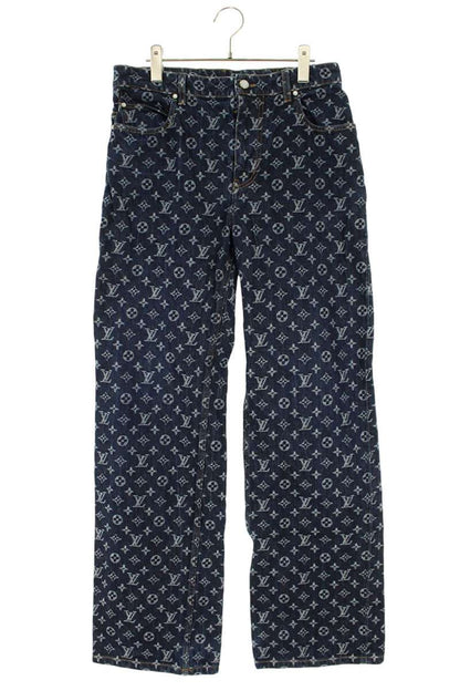 LOUISVUITTON 24AW Monogram Jacquard Denim Pants Size 29