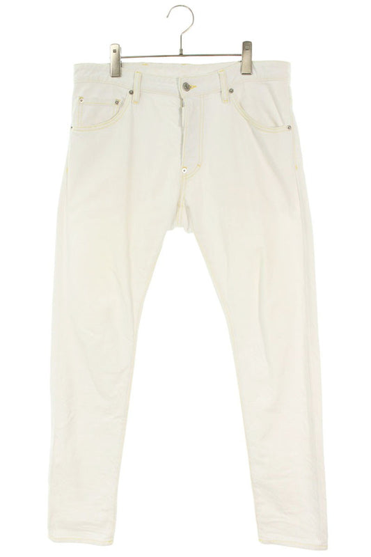 DSQUARED2 S74LB1279 White Skinny Denim Pants Size 33