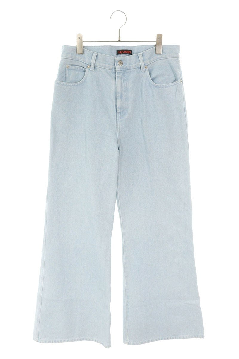 LUU DAN Wide Flare Denim Pants Blue Size 30