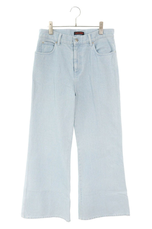 LUU DAN Wide Flare Denim Pants Blue Size 30