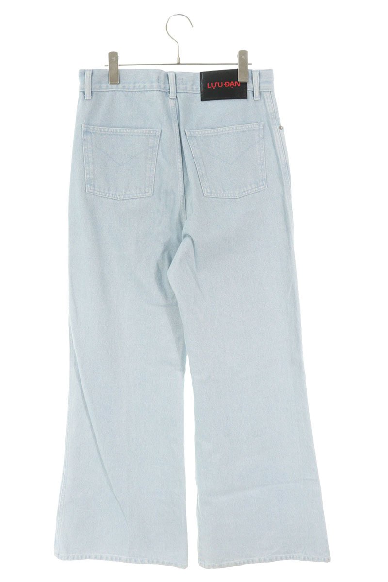 LUU DAN Wide Flare Denim Pants Blue Size 30