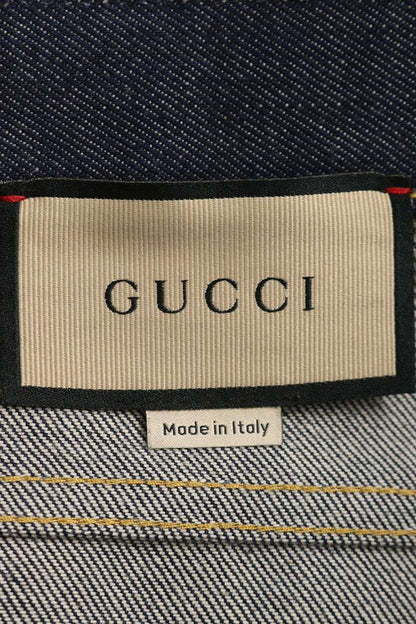 GUCCI Indigo Cut-Off Cotton Denim Pants Size 30