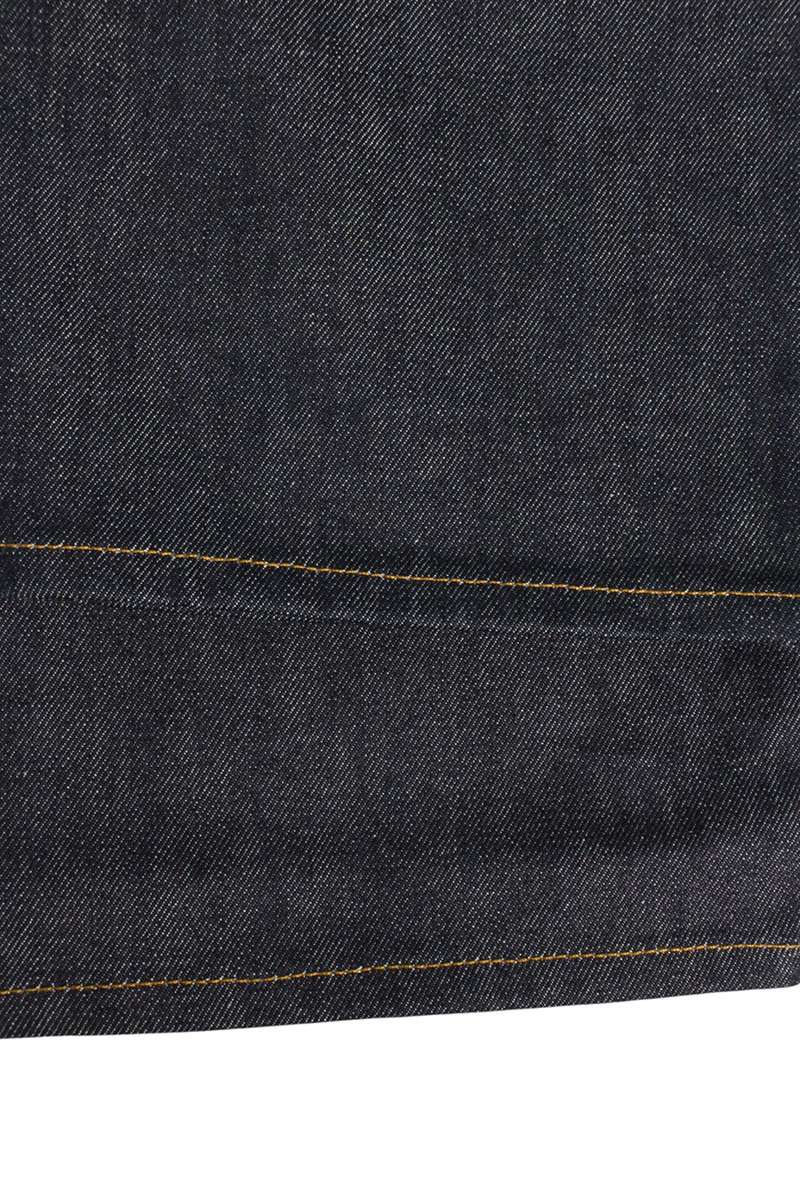 LOEWE High-Rise Straight Denim Pants Blue Size 36