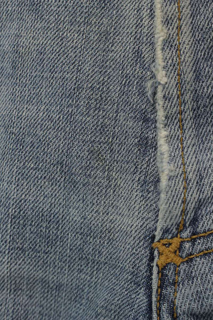DOLCE & GABBANA Crash Distressed Denim Light Blue Size 34