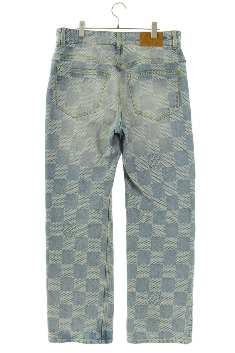 LOUISVUITTON 24SS Damier Skate Denim Pants Size 33