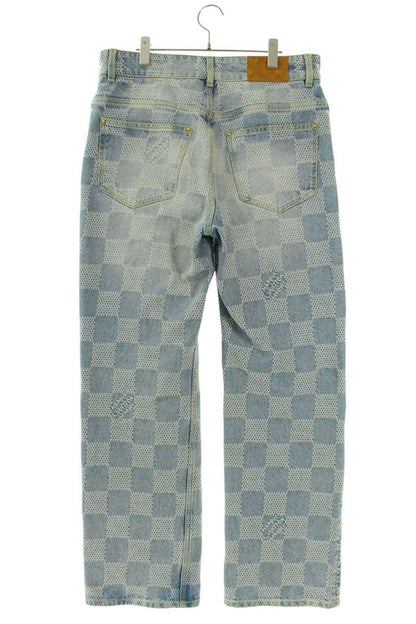 LOUISVUITTON 24SS Damier Skate Denim Pants Size 33