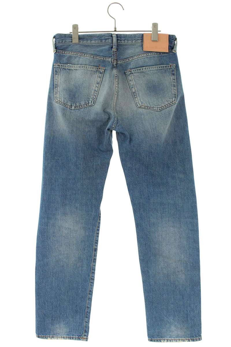 ACNE STUDIOS 1996 Mid Blue Trash Button Fly Denim Size 30