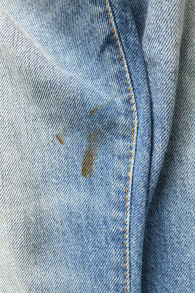 ACNE STUDIOS 1996 Mid Blue Trash Button Fly Denim Size 30