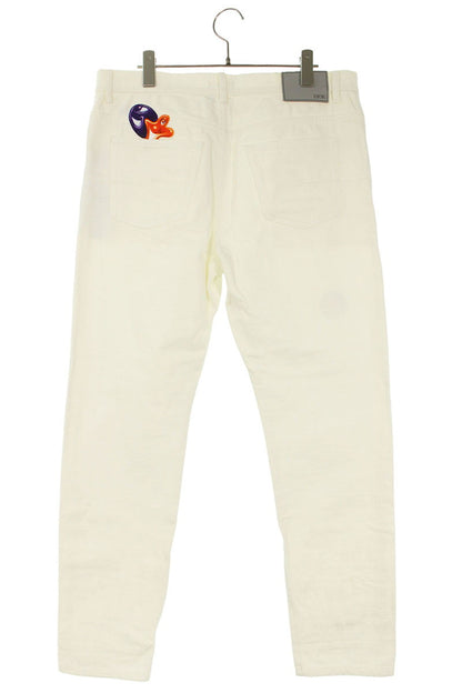 DIOR White Denim Pants Size 33