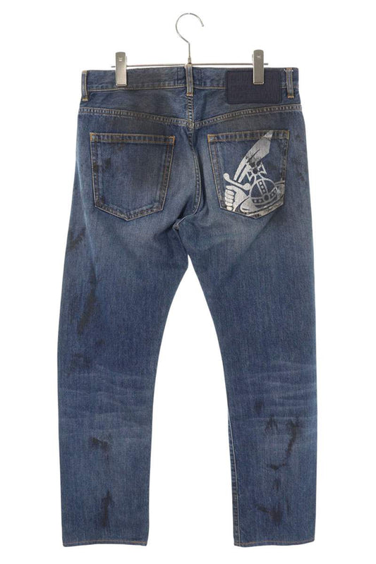 Vivienne Westwood ANGLOMANIA HARRIS JEANS Dust Wash Size 31