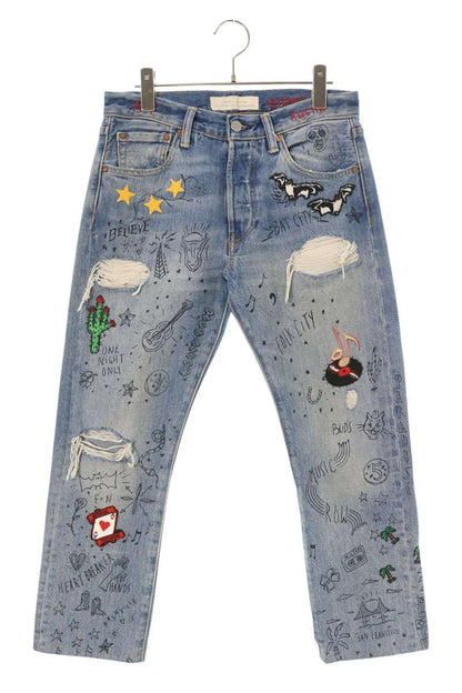 Levi's 00501-2417 LTD ED 144th Graffiti Jeans Indigo Size 29