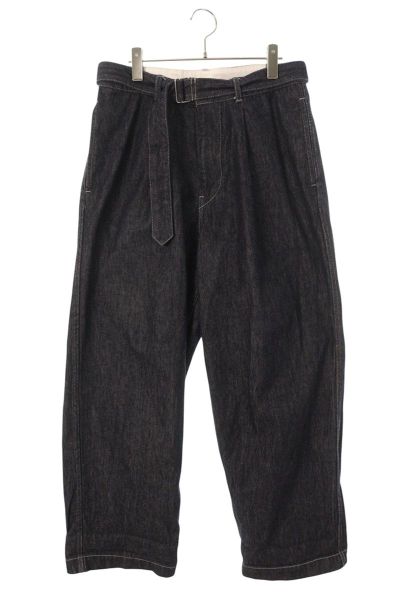 Graphpaper colorfast denim belted pants Size 32