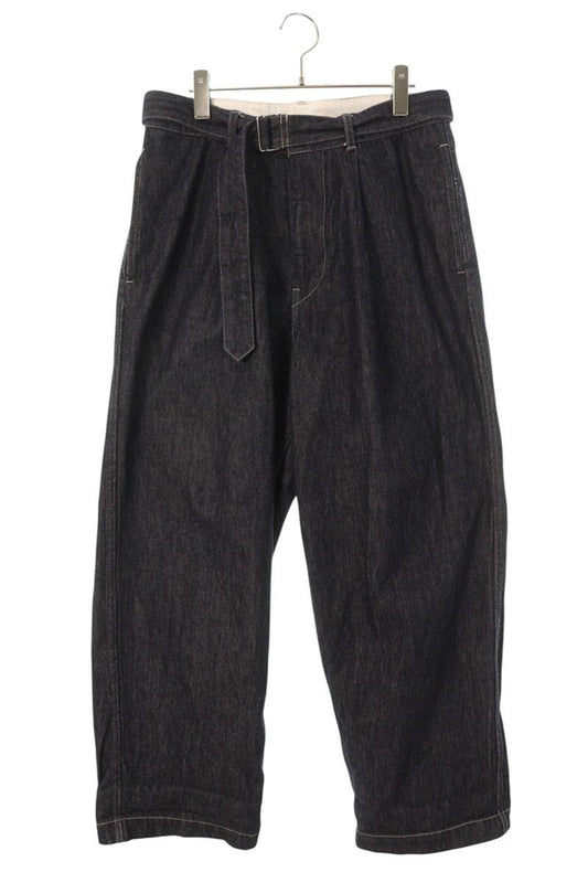 Graphpaper colorfast denim belted pants Size 32