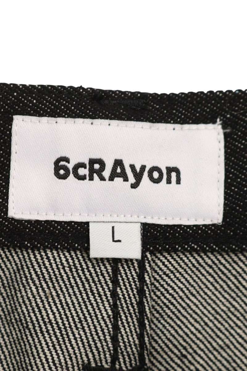 6CRAYON 1 Tuck Baggy Denim Pants Size 34