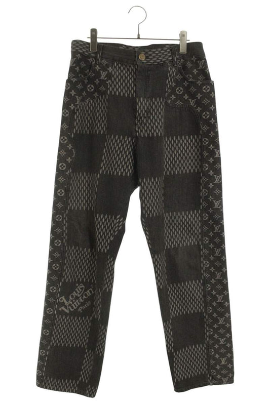 LOUISVUITTON 20AW NIGO Giant Damier Wave Monogram Size 34