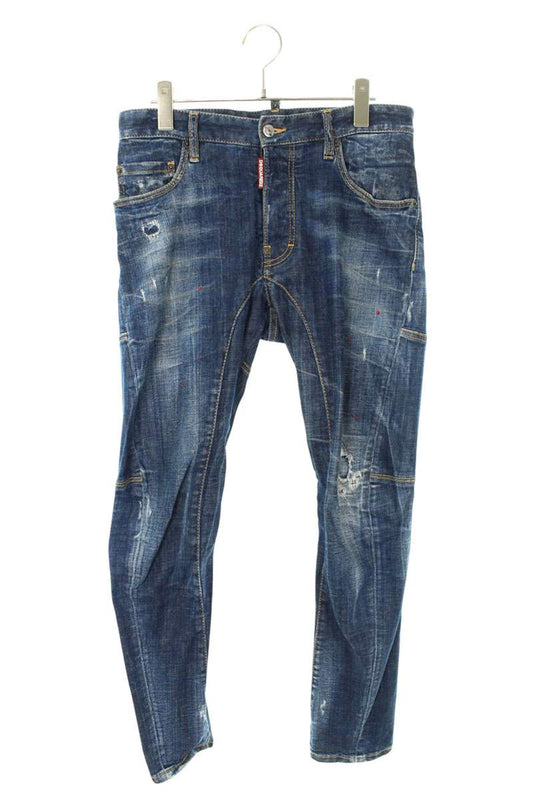 DSQUARED2 Distressed Button Fly Denim Pants Size 31